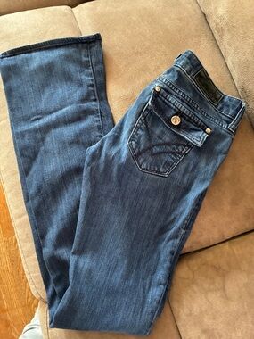 William Rast Women’s Dark Blue Denim Jeans - Classic Pocket Detail Size 26